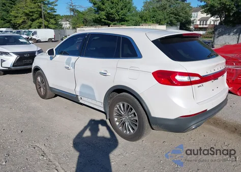 2016 Lincoln Mkx Select z USA, uszkodzony, nr VIN 2LMPJ8KR0GBL73425
